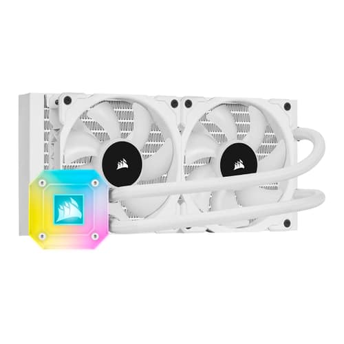 Corsair iCUE H100i Elite Capellix CPU Liquid Cooler (White)